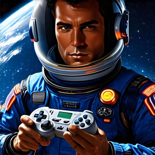 What was the first video game played in space