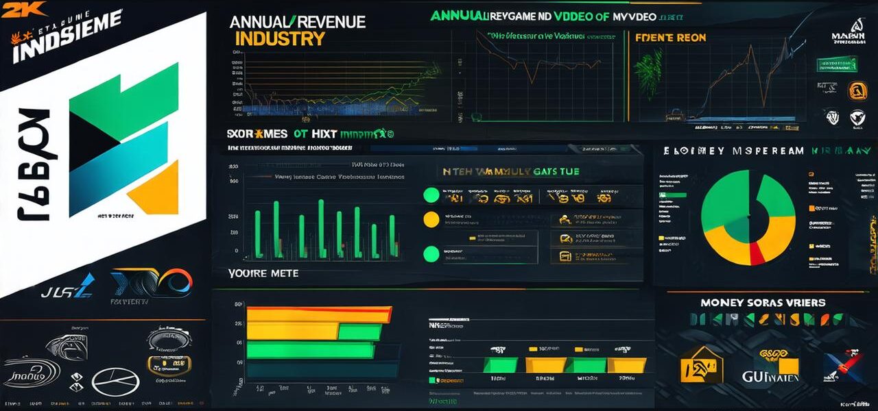 How much money does the video game industry make annually