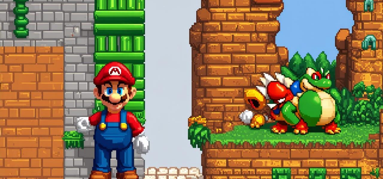 When was the first super mario bros video-game released?