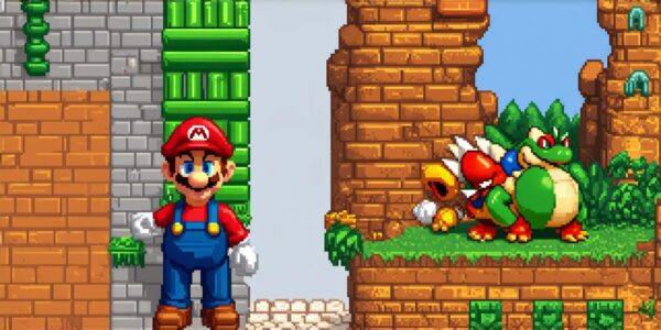 When was the first super mario bros video-game released?