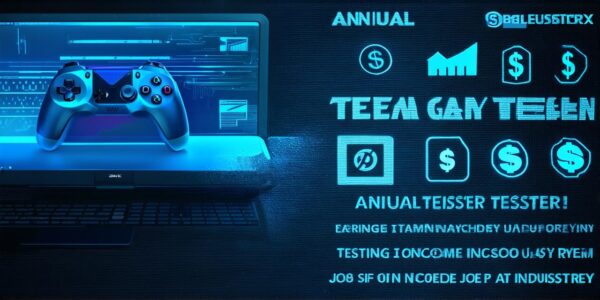 How much does a video game tester make a year